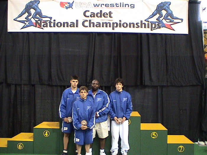 Greco Cadets All Americans with Rodney Smith