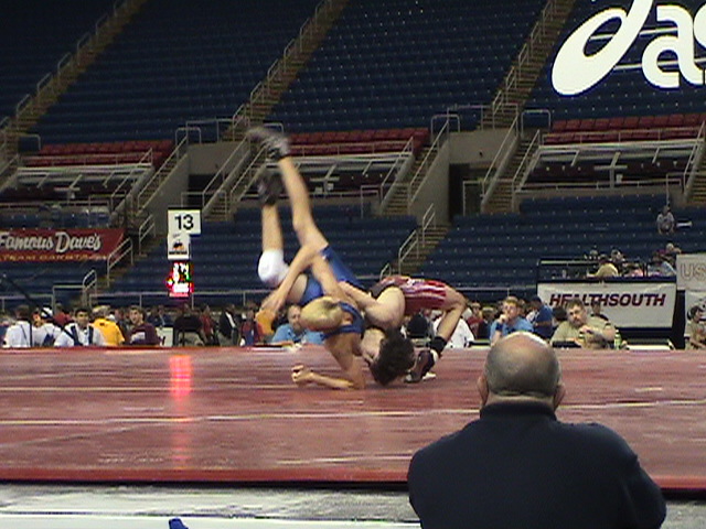 Powers throws on Mat 1